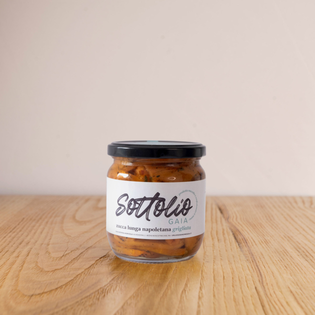 Sottolio zucca lunga napoletana grigliata